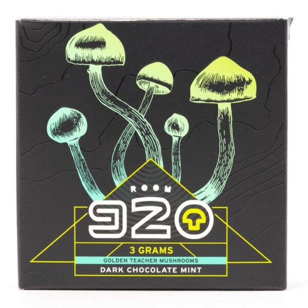 Room 920 - Mushroom Chocolate Bar - Dark Chocolate Mint - 3 grams | Powerful Magic Mushrooms Canada