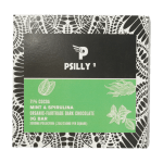 Psilly - Dark Chocolate Bar - Mint & Spirulina | Powerful Magic Mushrooms Canada