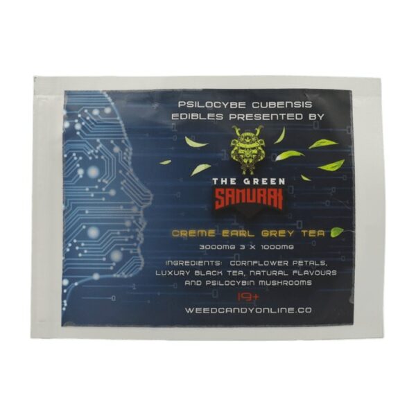 The Green Samurai - Creme Earl Grey Tea - 3000mg | Powerful Magic Mushrooms Canada