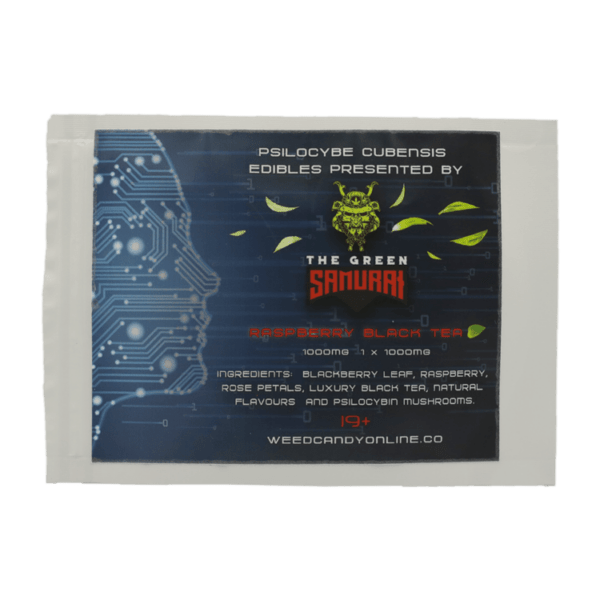 The Green Samurai - Raspberry Black Tea - 1000mg | Powerful Magic Mushrooms Canada