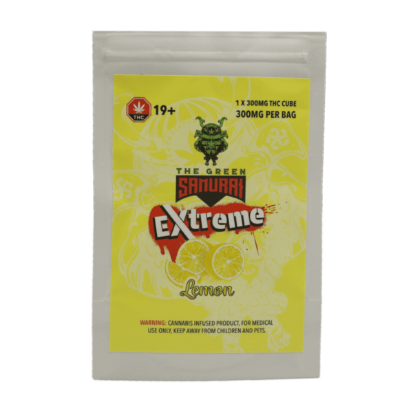 Green Samurai Extreme - Lemon Gummy 300mg THC | Powerful Magic Mushrooms Canada