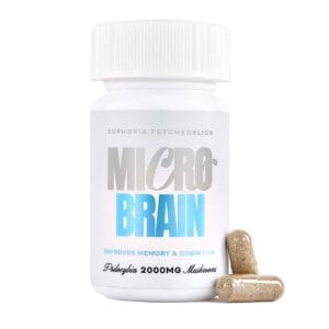Euphoria Psychedelics – Micro Brain Capsules - (100mg X 20 Capsules) | Powerful Magic Mushrooms Canada