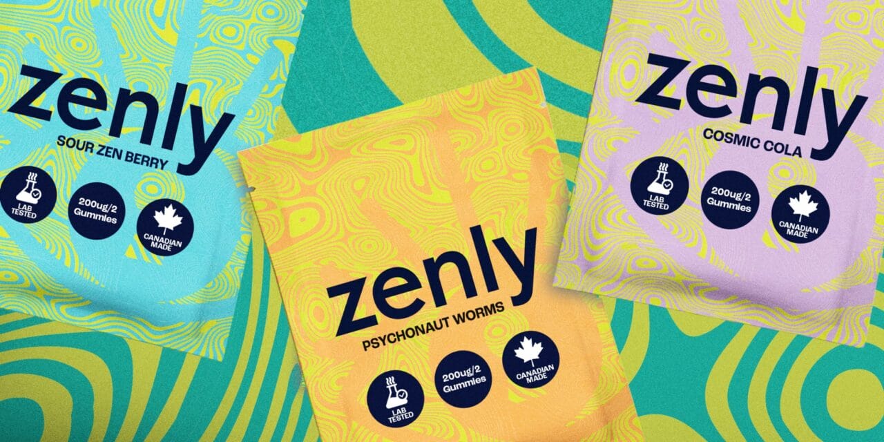 Zenly - LSD Gel Tabs - 600ug (100ug per tab) | Powerful Magic Mushrooms Canada