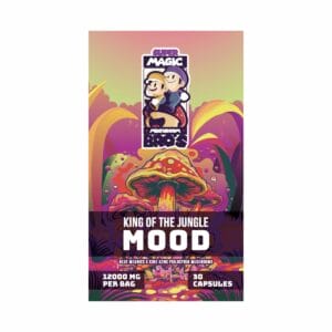 Super Magic Mushroom Bro’s - King of the Jungle MOOD - 400MG Capsules | Powerful Magic Mushrooms Canada