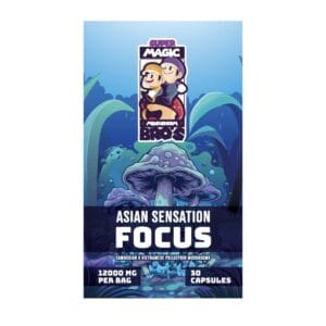 Super Magic Mushroom Bro’s - Asian Sensation FOCUS - 400MG Capsules | Powerful Magic Mushrooms Canada